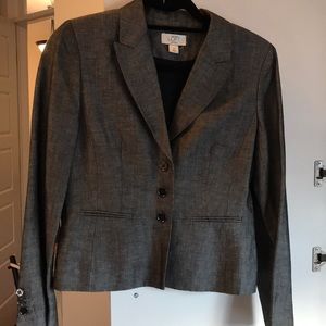 Loft Petites gray suit